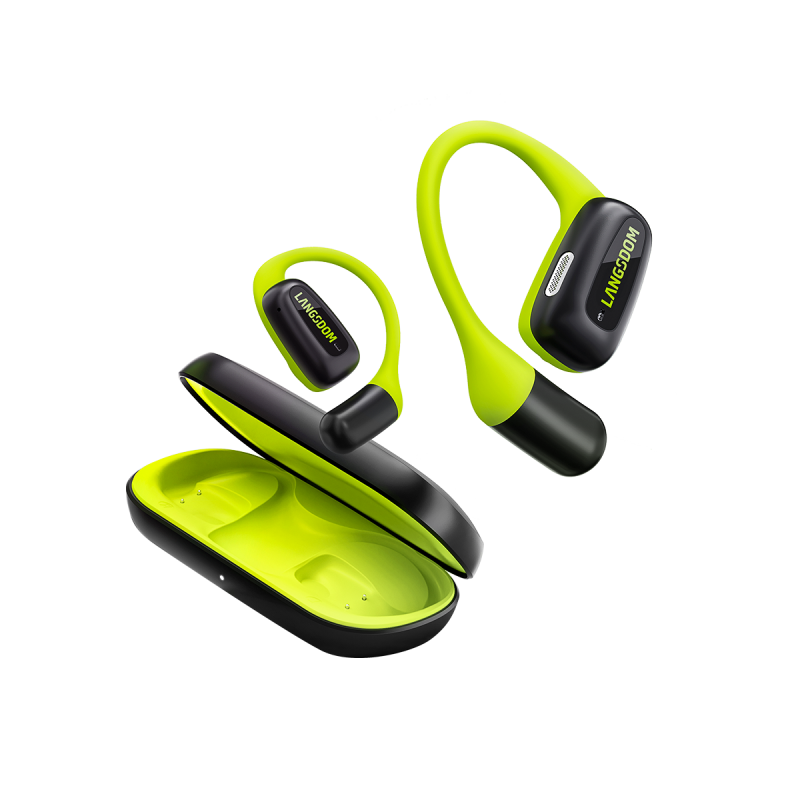 AirFit vert | Écouteurs Open-Ear (Oreilles Libres) - Langsdom