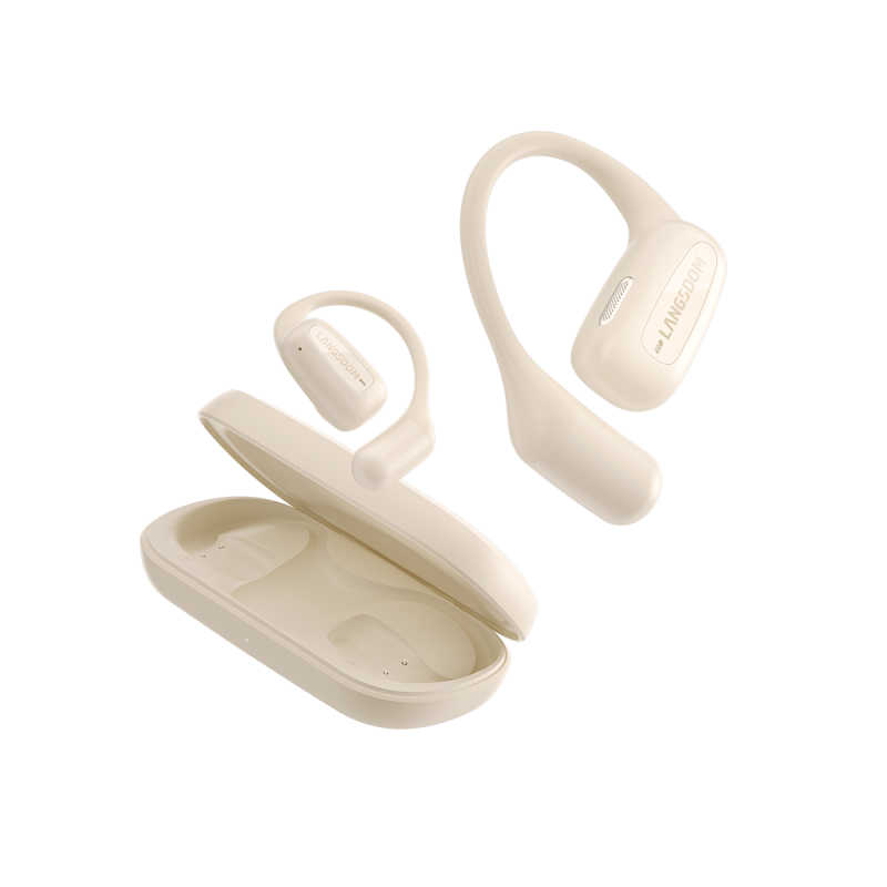 AirFit beige | Écouteurs Open-Ear (Oreilles Libres) - Langsdom