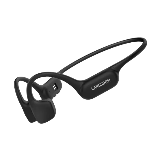 AirSwin Neo noir | Casque Natation Conduction Osseuse Étanche IP68  – MP3 Intégré – Langsdom