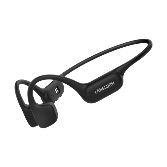 AirSwin Neo noir | Casque Natation Conduction Osseuse Étanche IP68  – MP3 Intégré – Langsdom