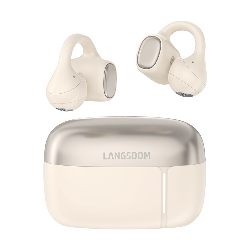 AirSoul Mix beige | Écouteurs Open-Ear (Oreilles Libres) - Langsdom