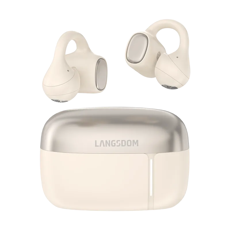 AirSoul Mix beige | Écouteurs Open-Ear (Oreilles Libres) - Langsdom