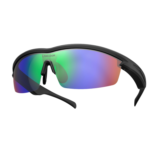 AirNova vert | Lunettes sport audio open ear – MP3 Intégré – Langsdom