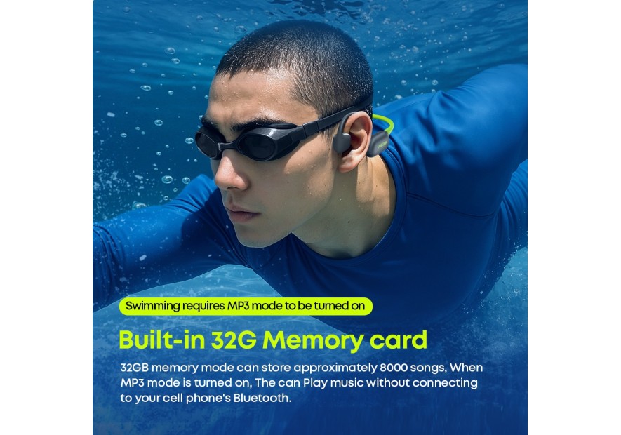 Casque Bluetooth Sport Étanche Langsdom – Conduction aérienne IP68
